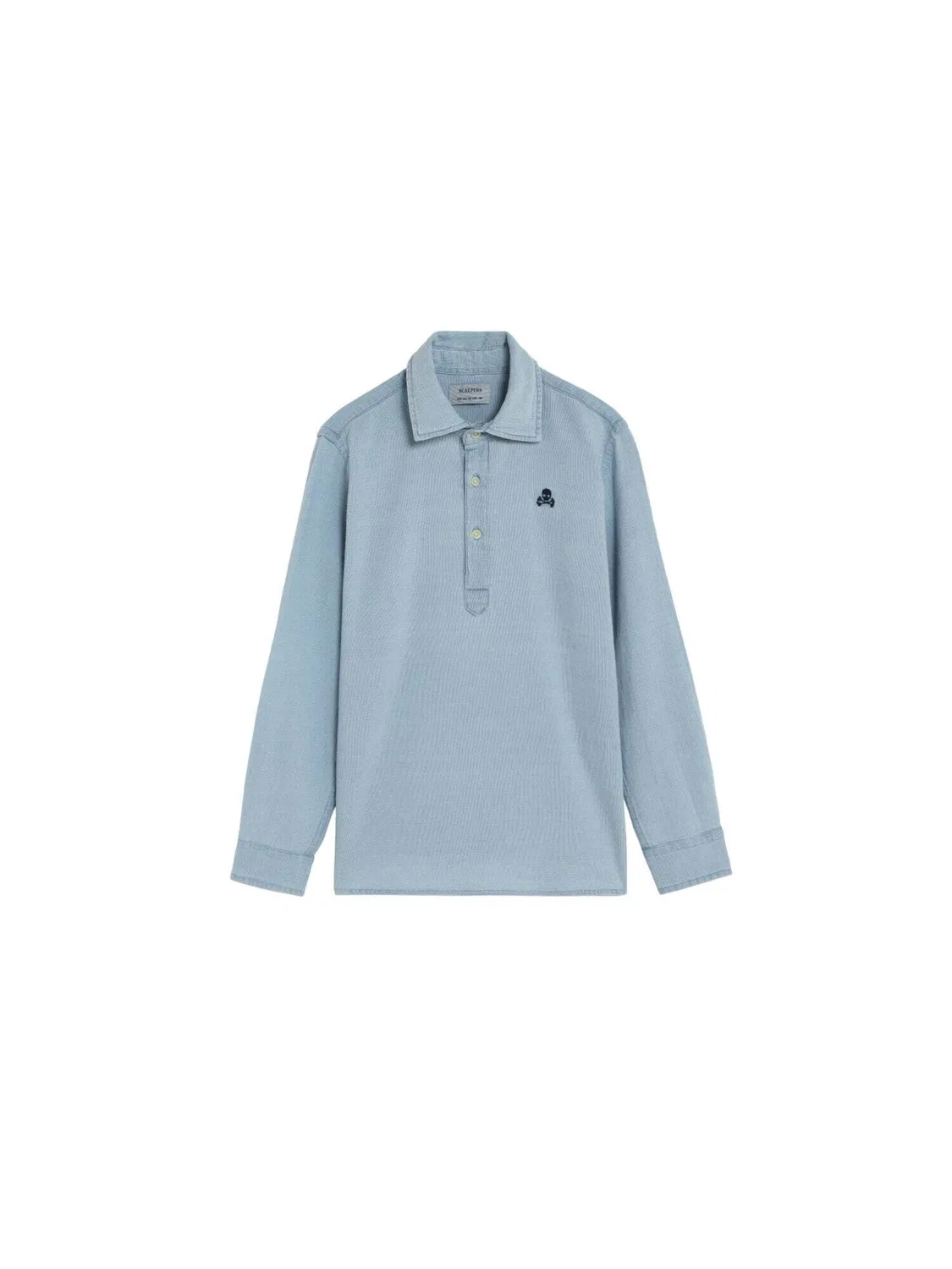 Футболка 'Полера' стандартного кроя Scalpers, Light Blue