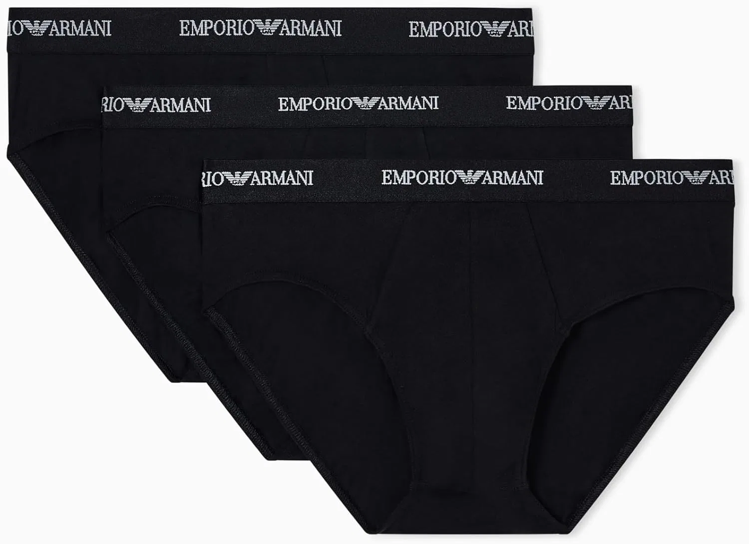 Боксеры хлопковые Emporio Armani, черный