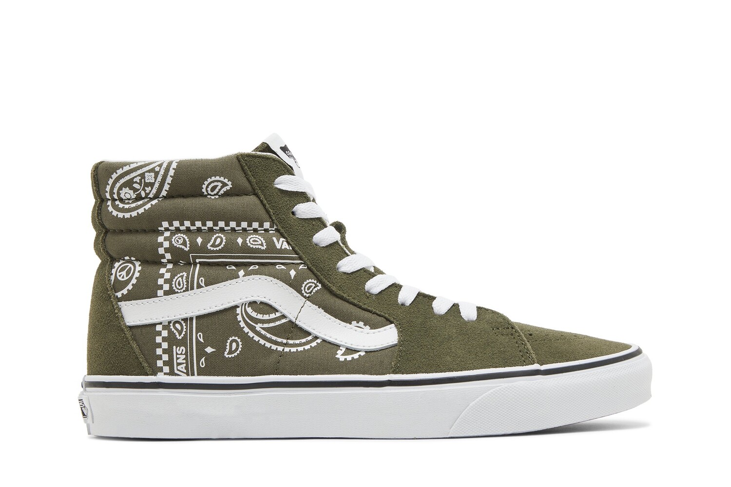 

Кроссовки Sk8-Hi Vans, зеленый