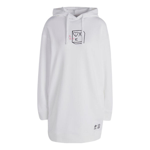

Платье оригинальное платье с капюшоном от andre saraiva Adidas, белый