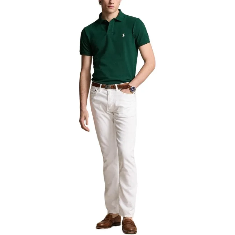 Polo Ralph Lauren SS24 Polo Shirt Men's Green — фото 4