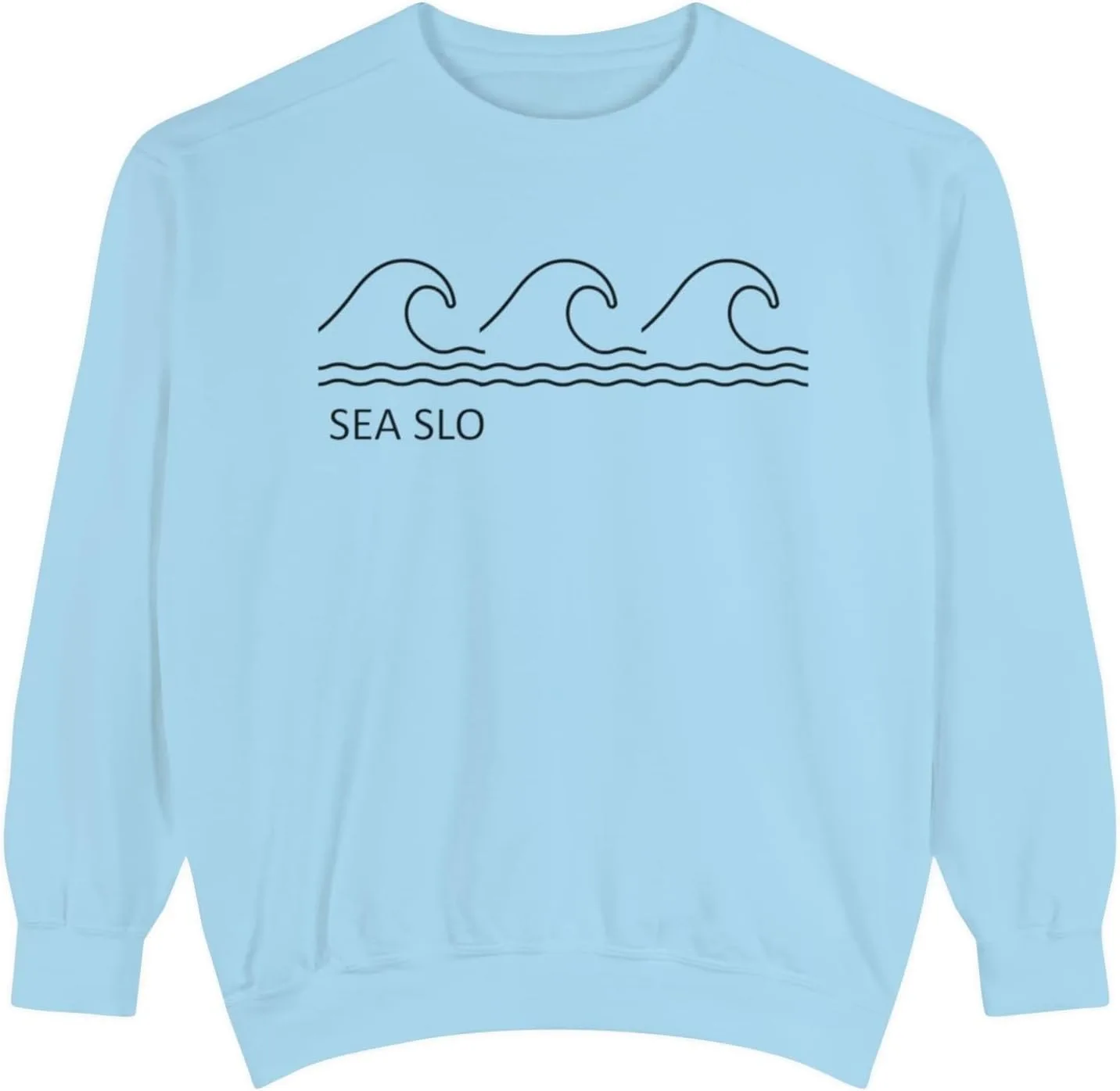 Свитшот Ocean Waves в стиле Sea San Luis Obispo Generic, белый — фото 2