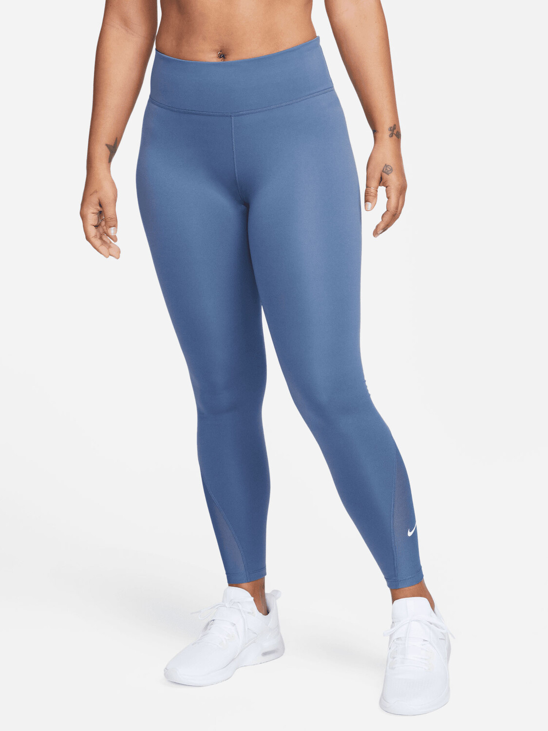 

Тайтсы Nike W NK ONE DF MR 7/8 TGT, синий
