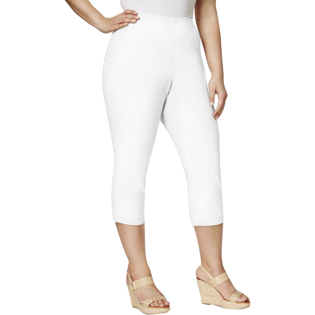 

Плюс женские удобные капри-джинсы Jegging Waist Style & Co., цвет bright white