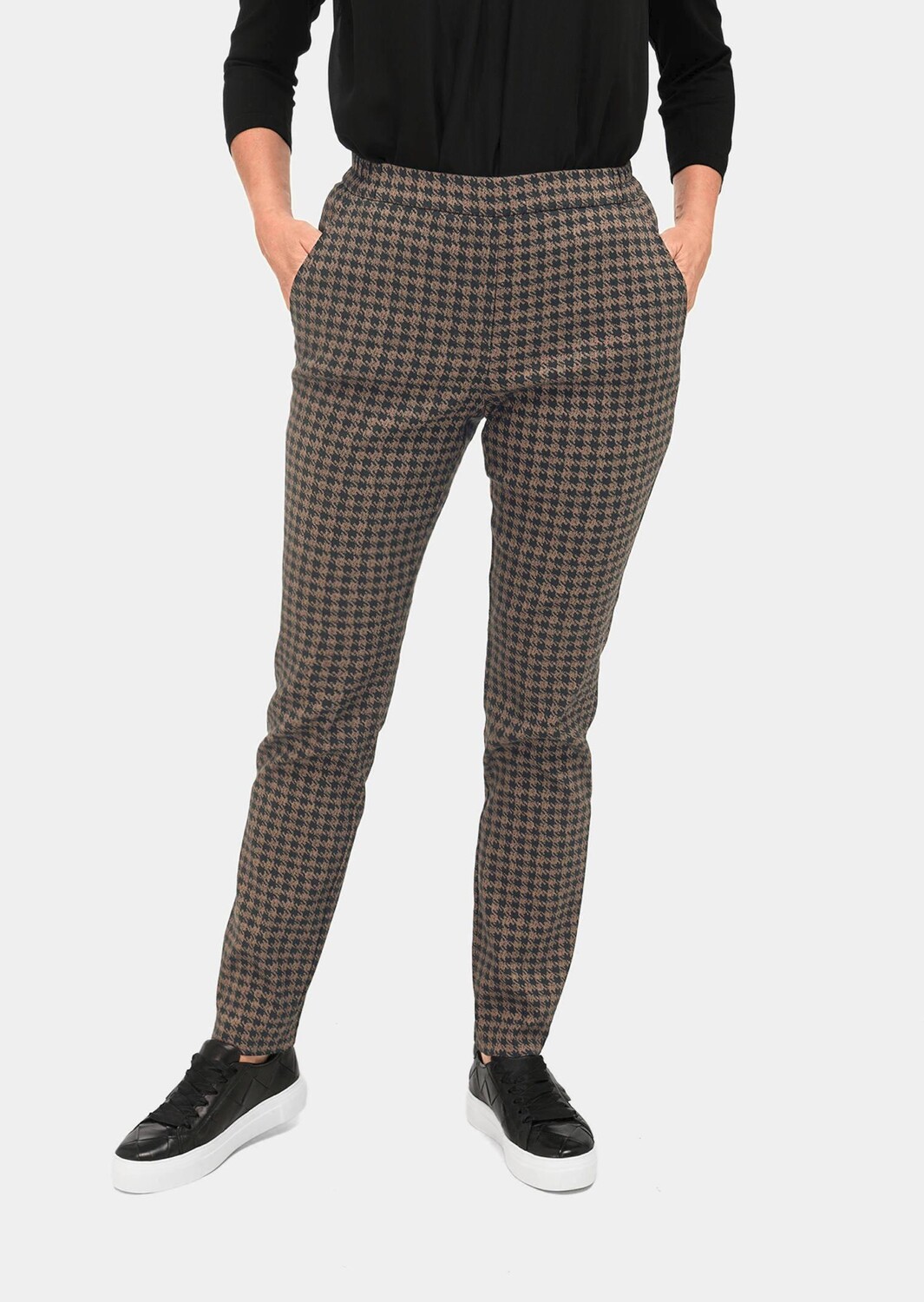 

Брюки GOLDNER Jacquardhose MARTHA, кэмел