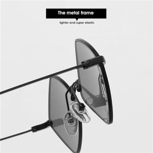 

Солнцезащитные очки 2027 Square для женщин с градиентным покрытием, защита от УФ-излучения UV400, ретро-стиль, цвет «чайный серый», один размер MTZJH, One Color