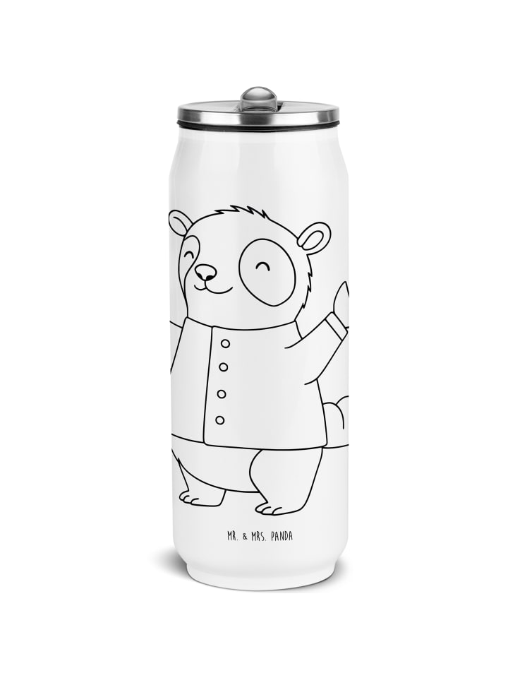 

Mr. & Mrs. Panda Спортивная бутылка для воды с изображением знака зодиака Скорпион, без слов, белого цвета