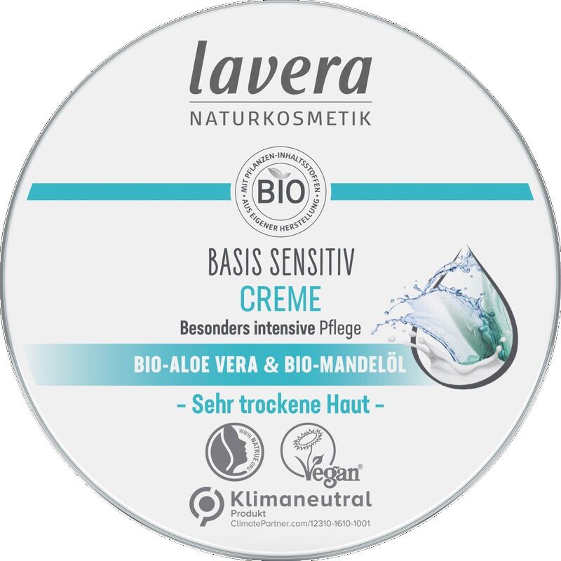 

Базовый крем для чувствительной кожи lavera, 150 ml
