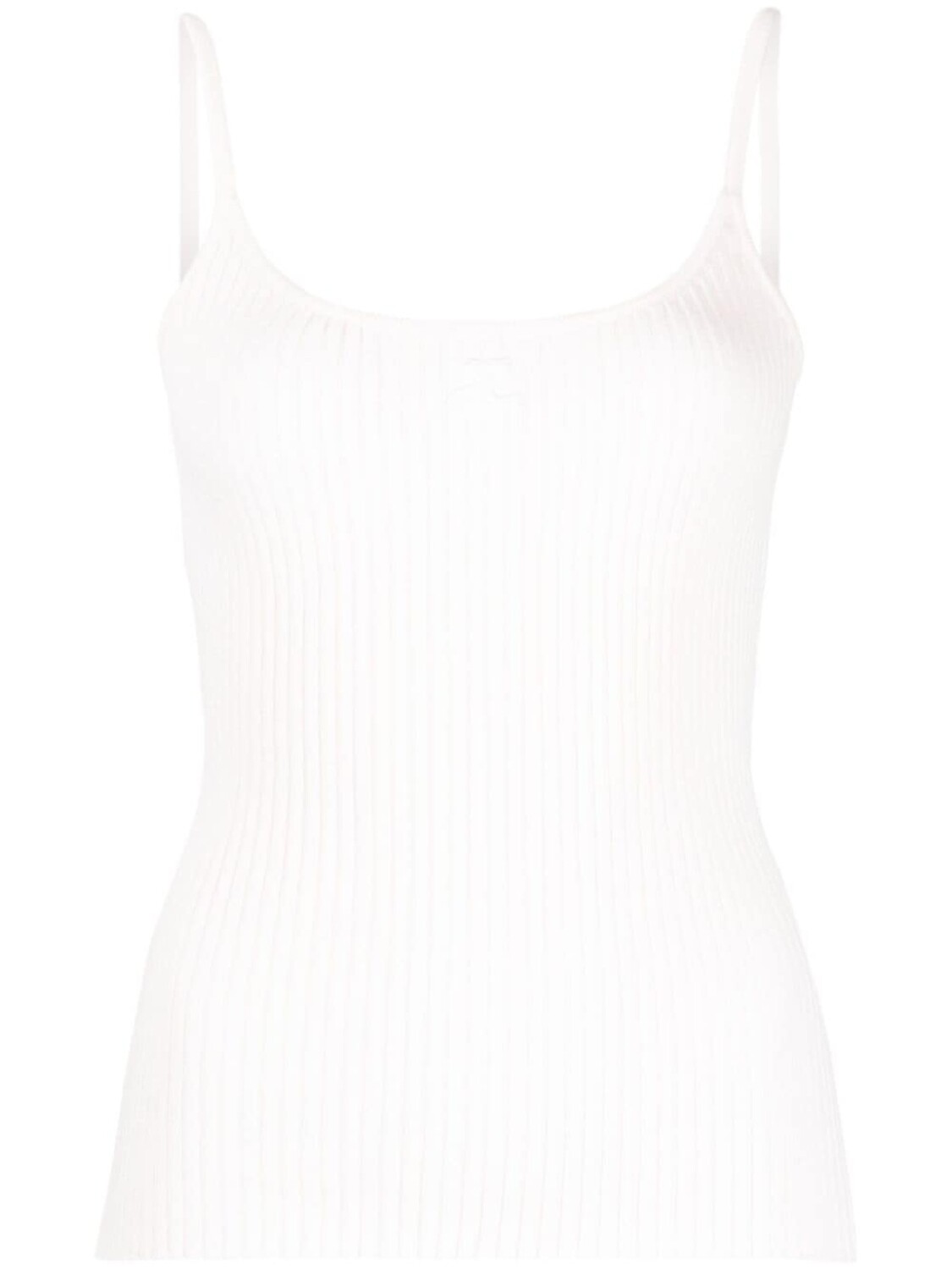 

Courrèges топ Reedition в рубчик, розовый