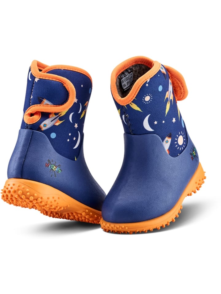 

Детские резиновые сапоги "Muddies Puddle Wellies" оранжевого цвета Grubs