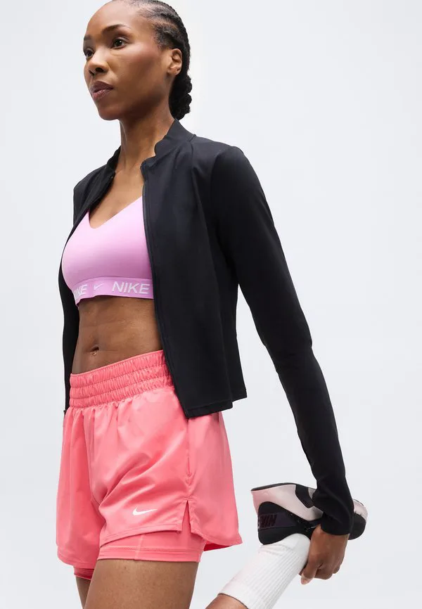 Спортивный бюстгальтер indy с легкой поддержкой Nike Performance, Light Magenta/White — фото 4