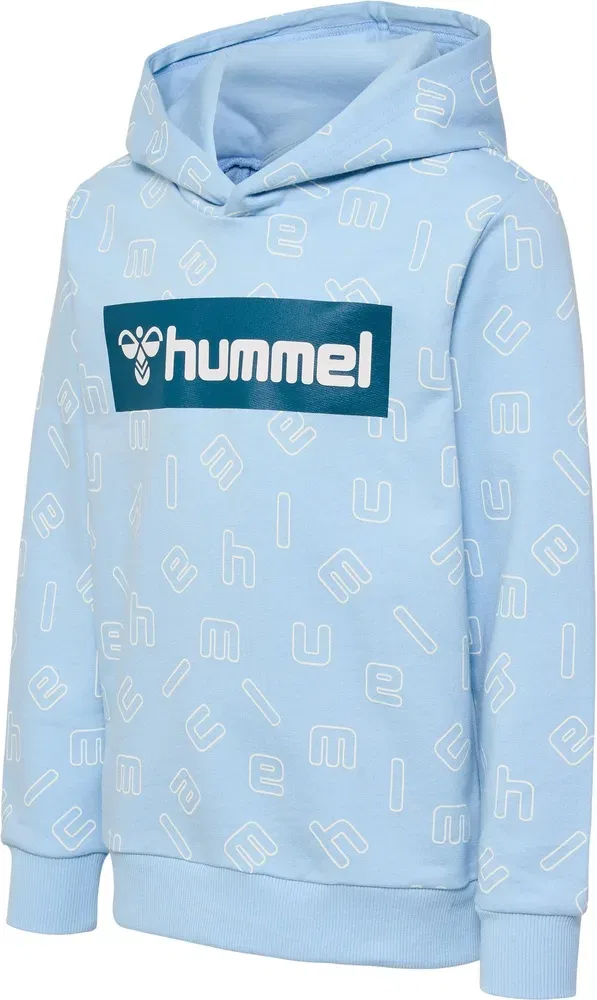 Капюшон худи, с принтом, Hummel, синий