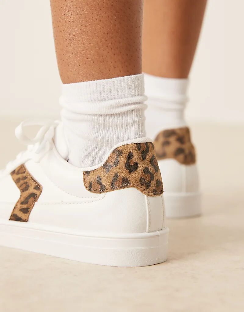 Белые кроссовки Drift на шнуровке ASOS DESIGN — фото 2