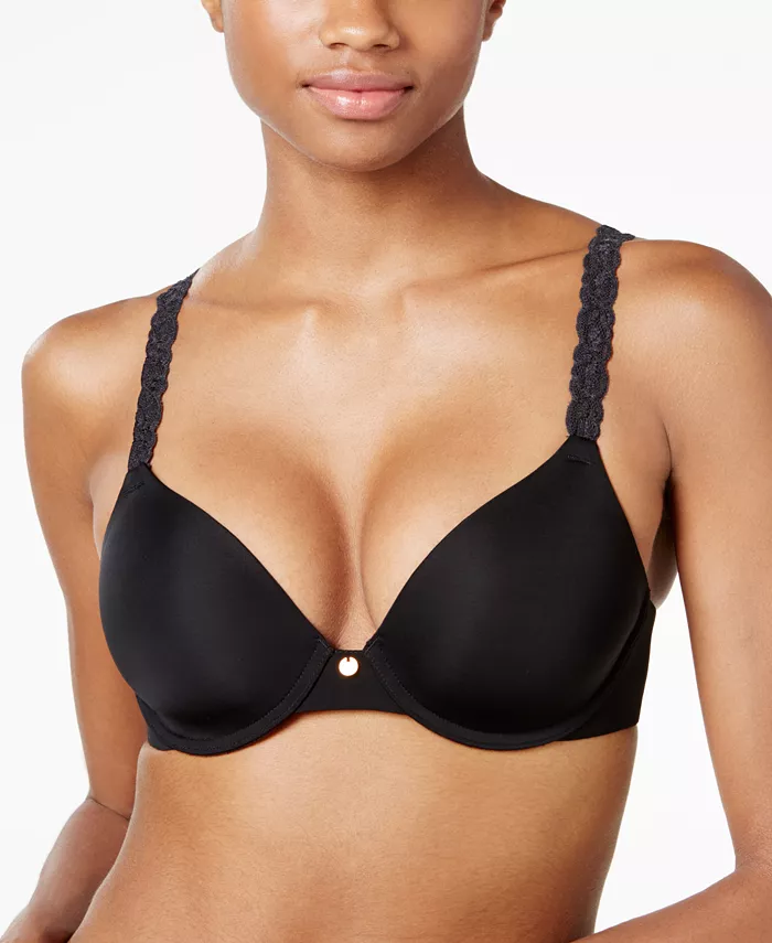 

Женский бюстгальтер Pure Luxe Custom Coverage Contour с косточками 732080 Natori, черный