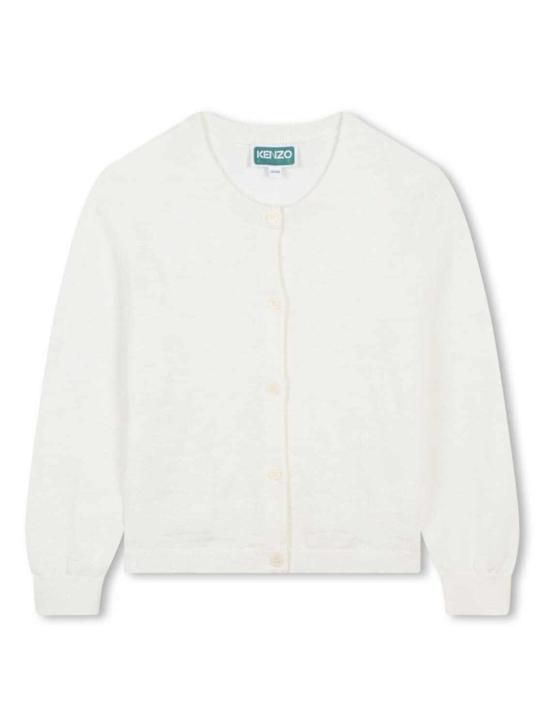 

Kenzo Kids кардиган с круглым вырезом, белый