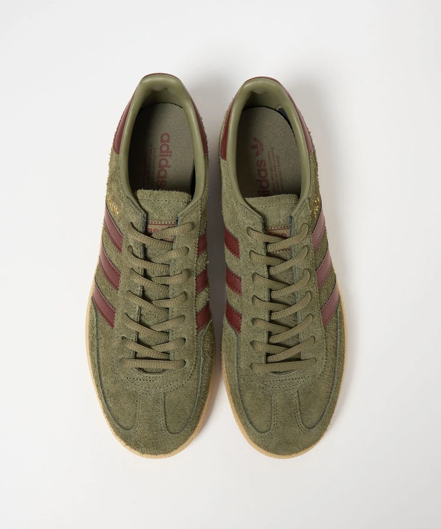 Мужские кроссовки Handball Spezial adidas Originals зелёные — фото 3