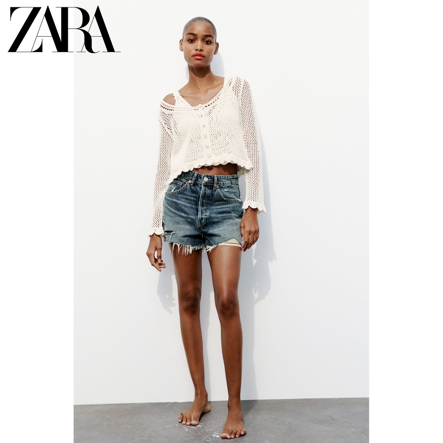 

Топ женский Zara, белый