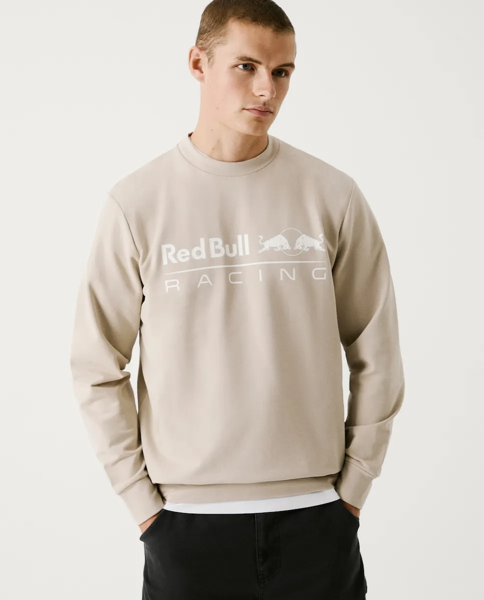 

Мужская толстовка с круглым вырезом и логотипом Pepe Jeans, бежевый