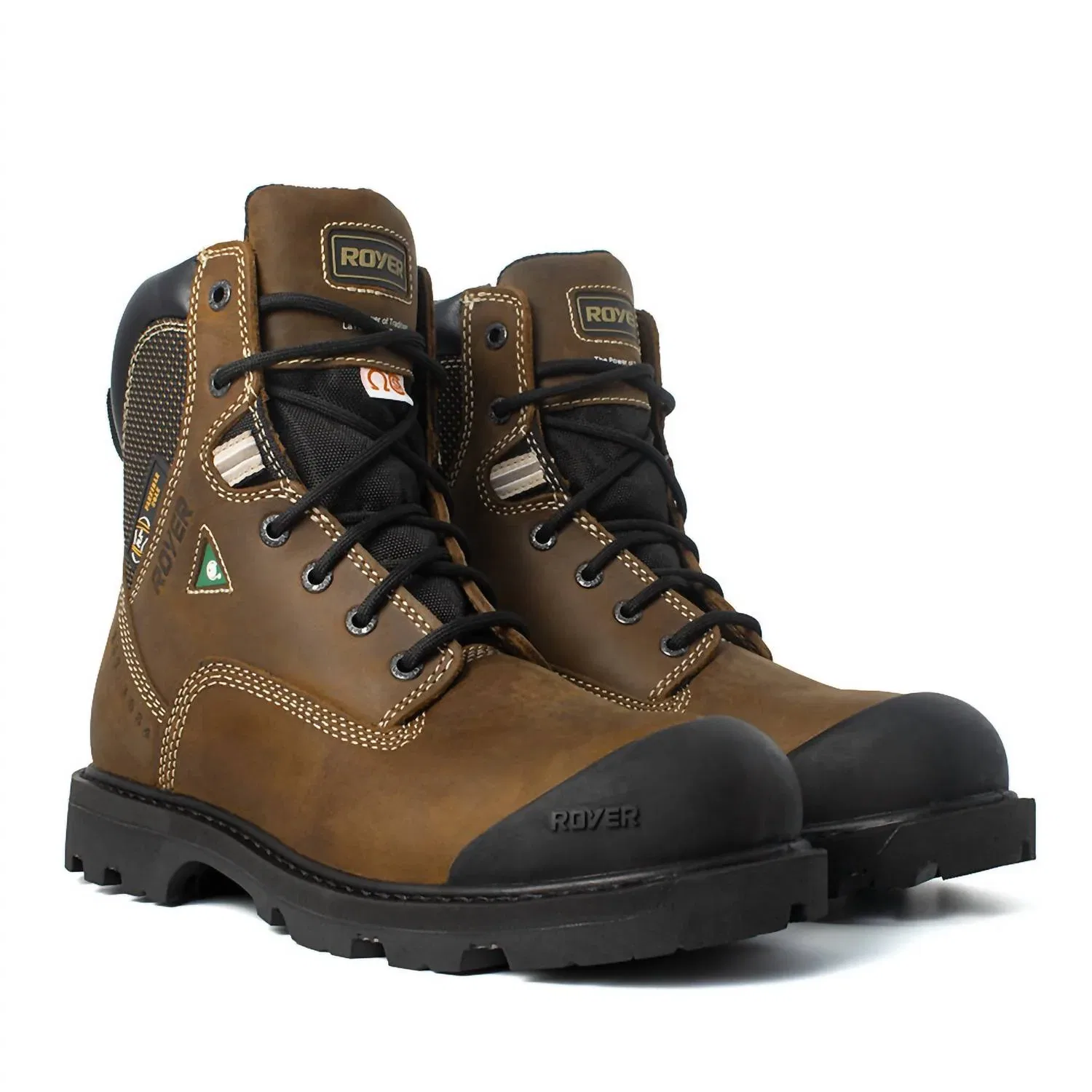 Royer Мужские рабочие ботинки Flx Pareshok Comfort Protection с бамперным носком, коричневого цвета — фото 3