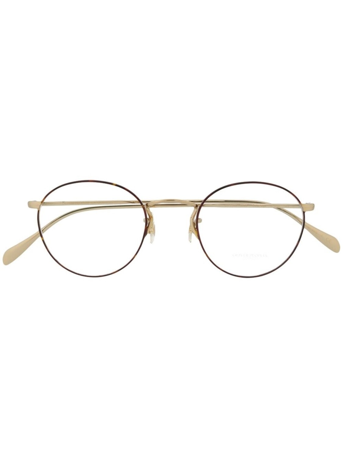 

Oliver Peoples очки Coleridge в круглой оправе, коричневый