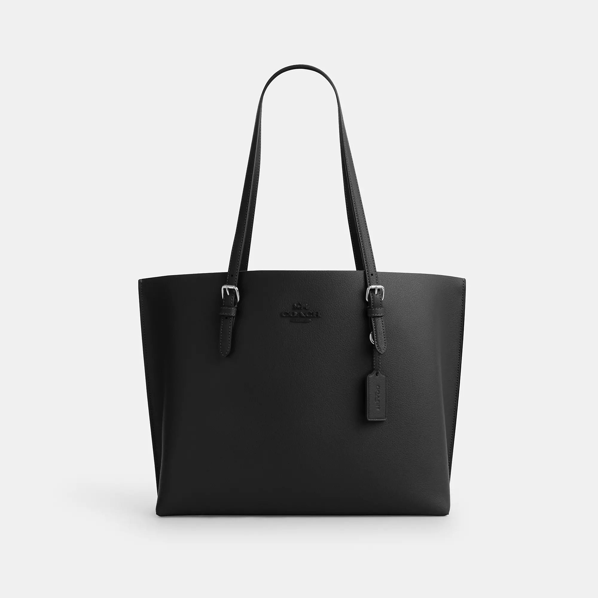 

Сумка-тоут Mollie от Coach Outlet, серебряный/черный