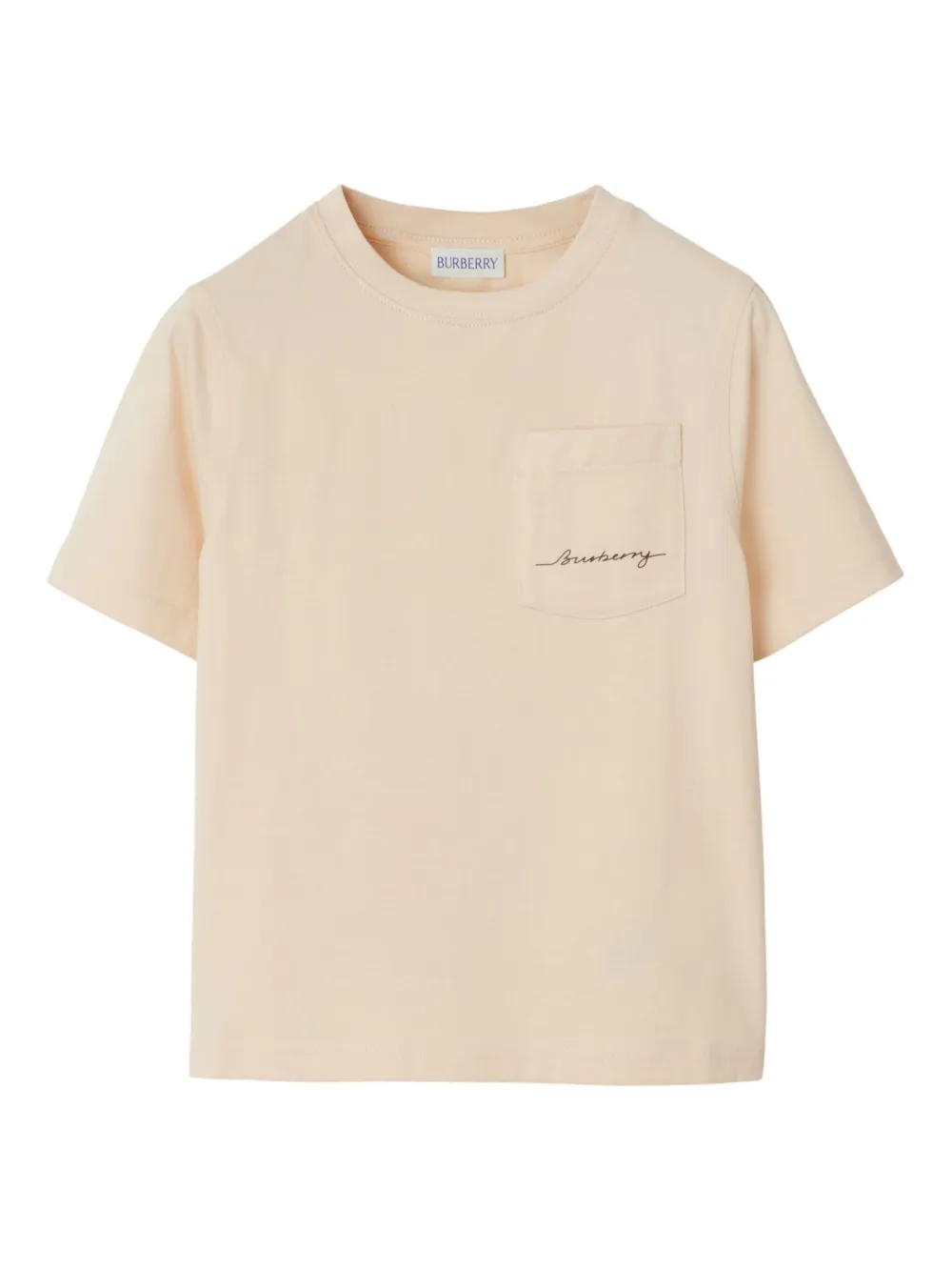 

Базовая футболка BURBERRY KIDS, нейтральный