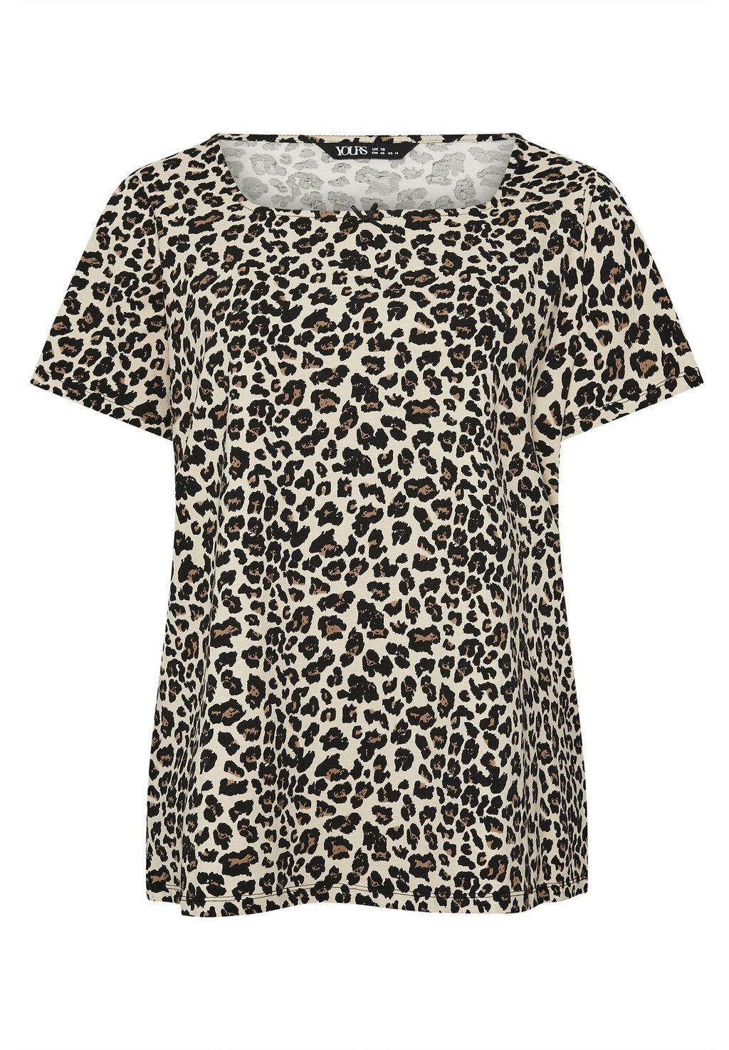 

Футболка с принтом LEOPARD BOW Yours Clothing, мультиколор