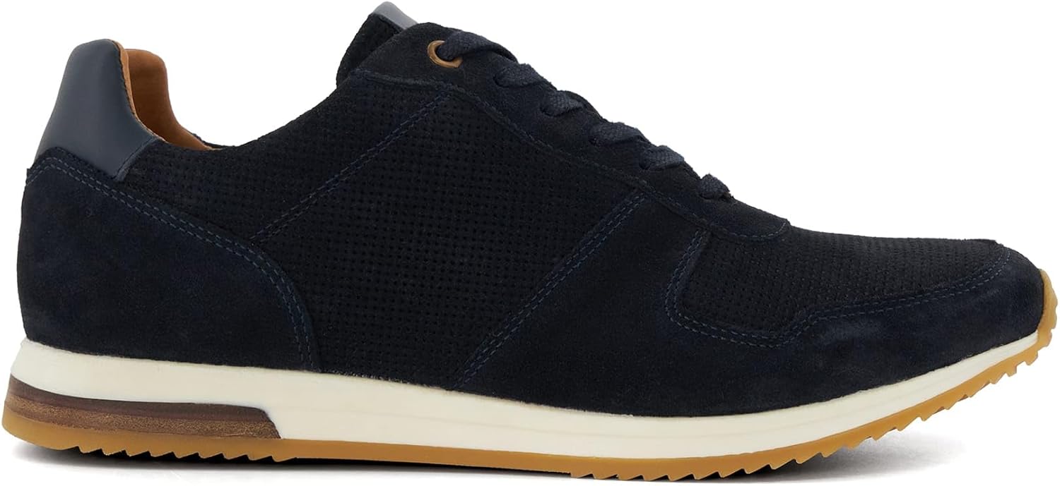 

Мужские перфорированные кроссовки Dune London Trilogy, темно-синий