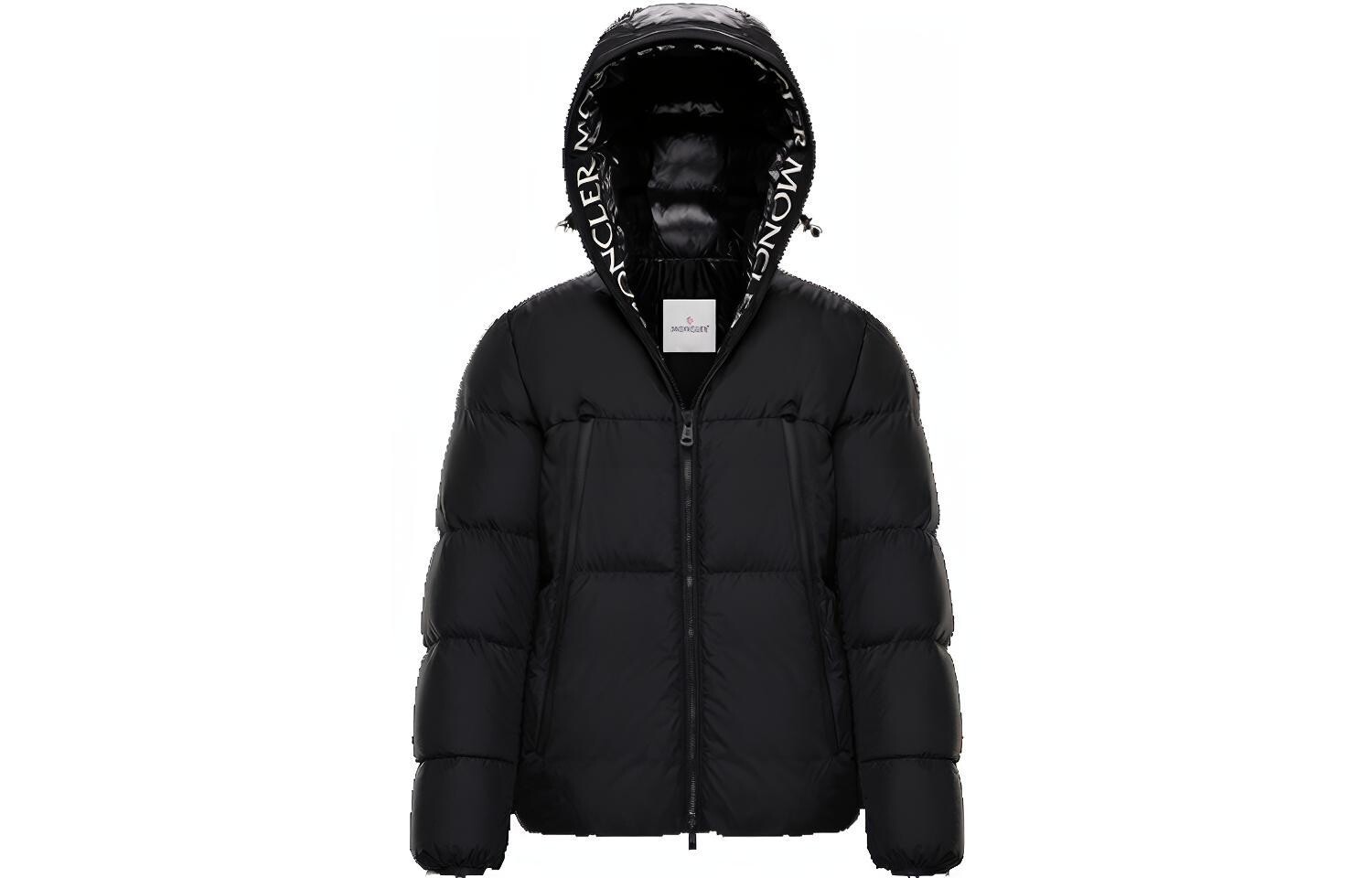 

Пуховик мужской черный Moncler