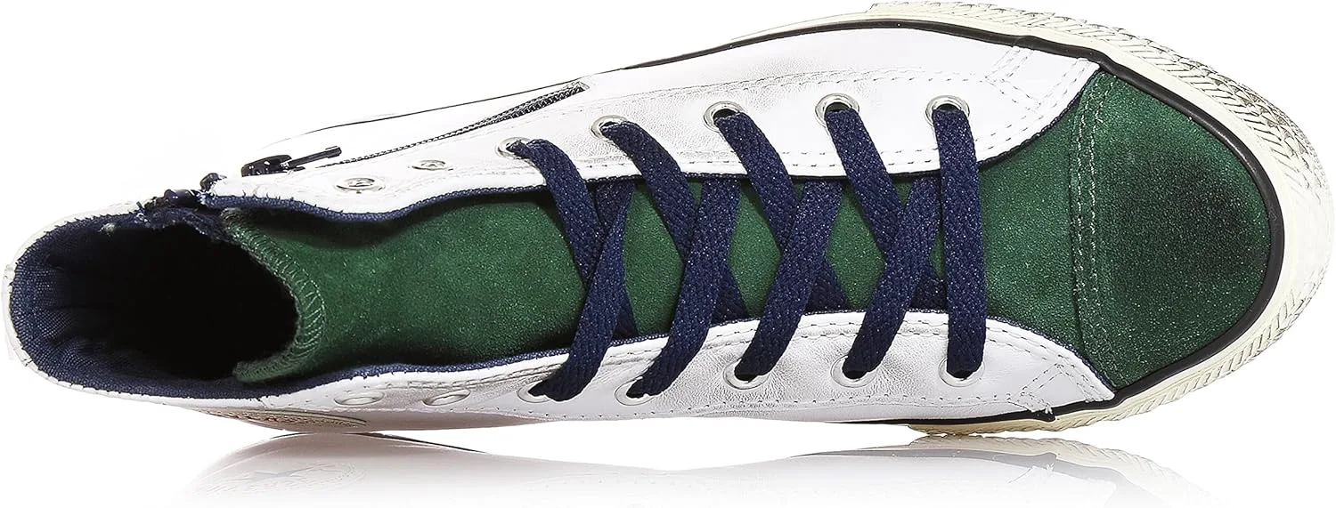 Кеды CONVERSE 646383C White Pine All Star Leather Hello ct Side Zip, зеленый — фото 3