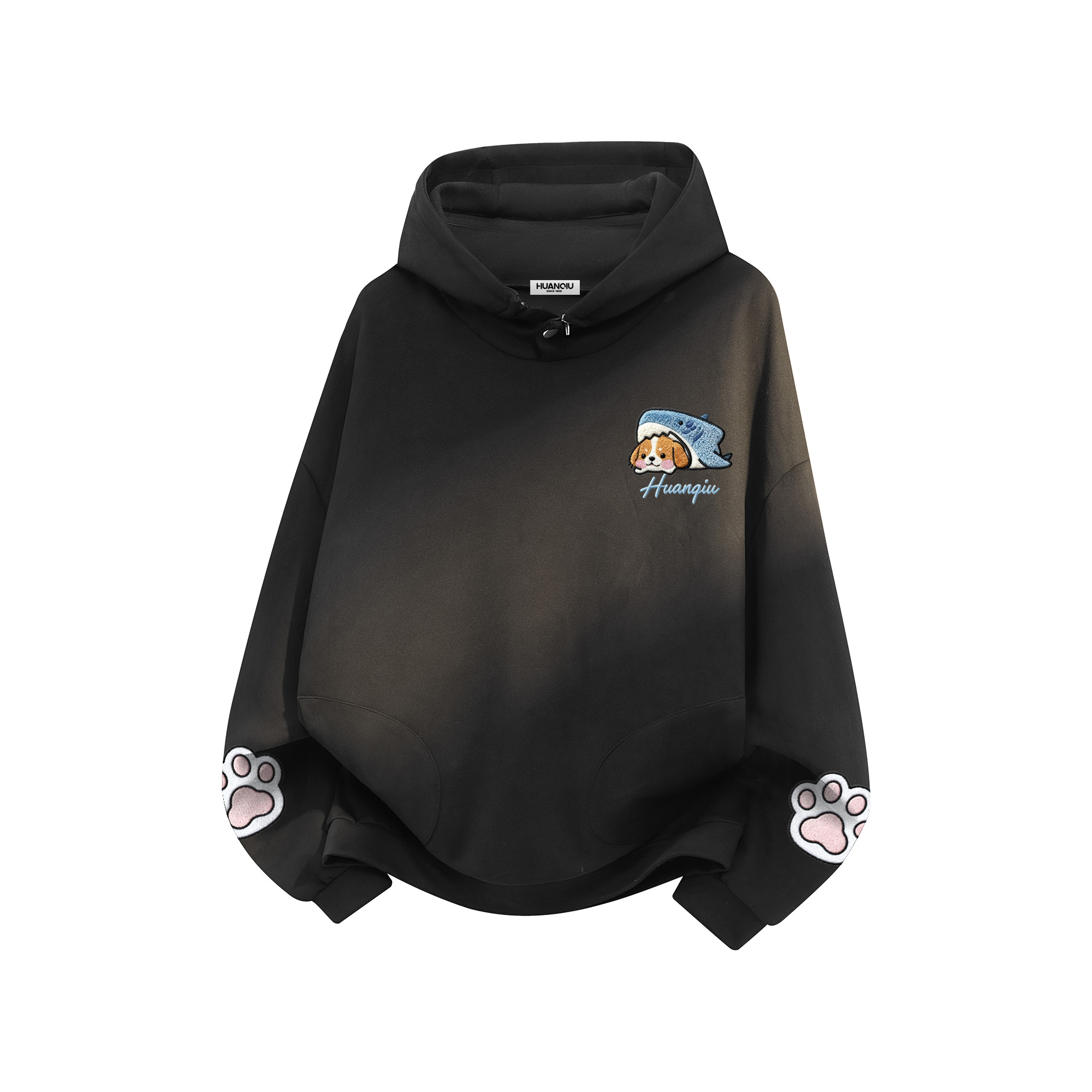 

Толстовка Unisex Hooded Moderate Heavyweight HUANQIU, черный