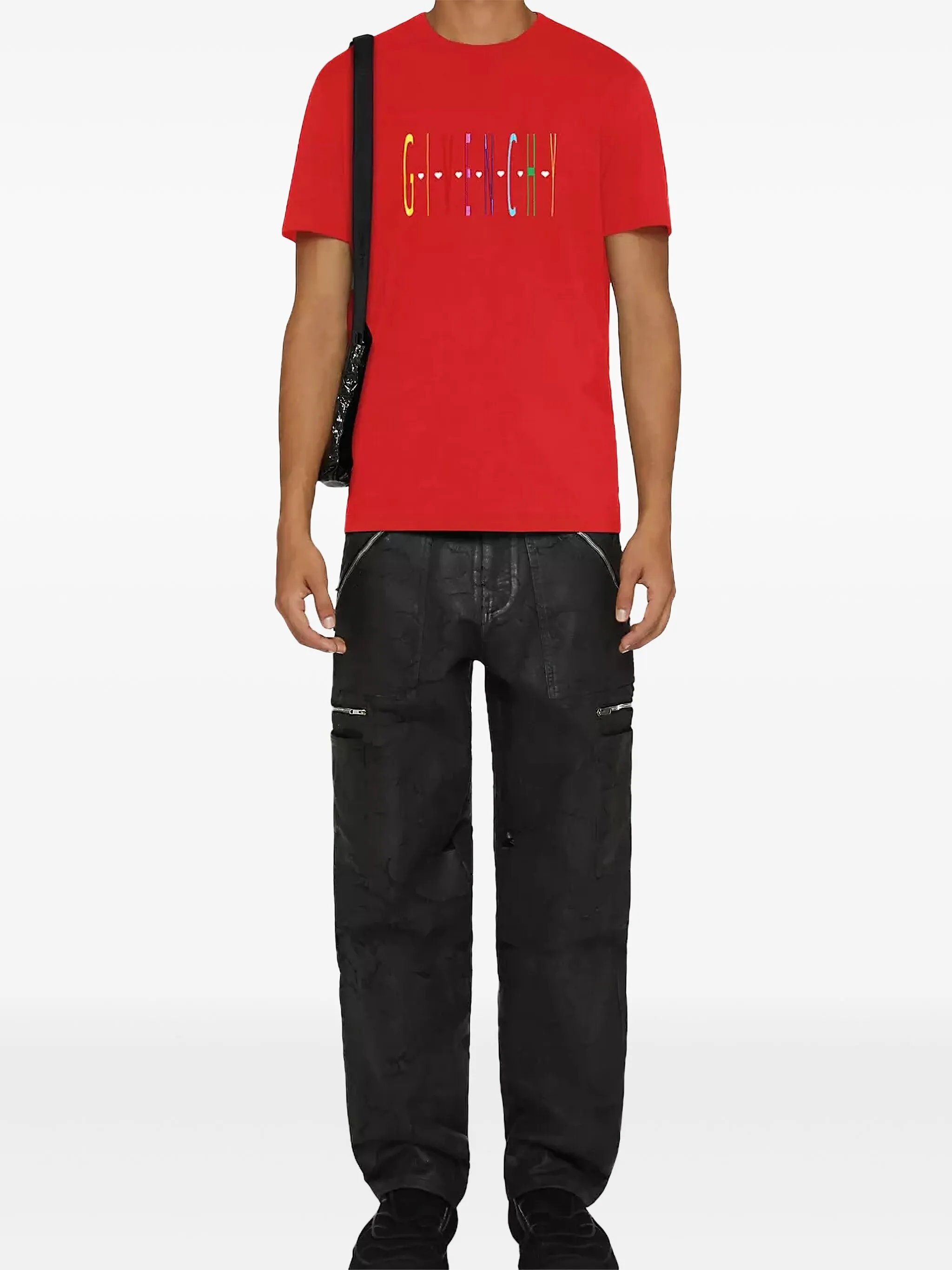 

Футболка с логотипом Givenchy, красный