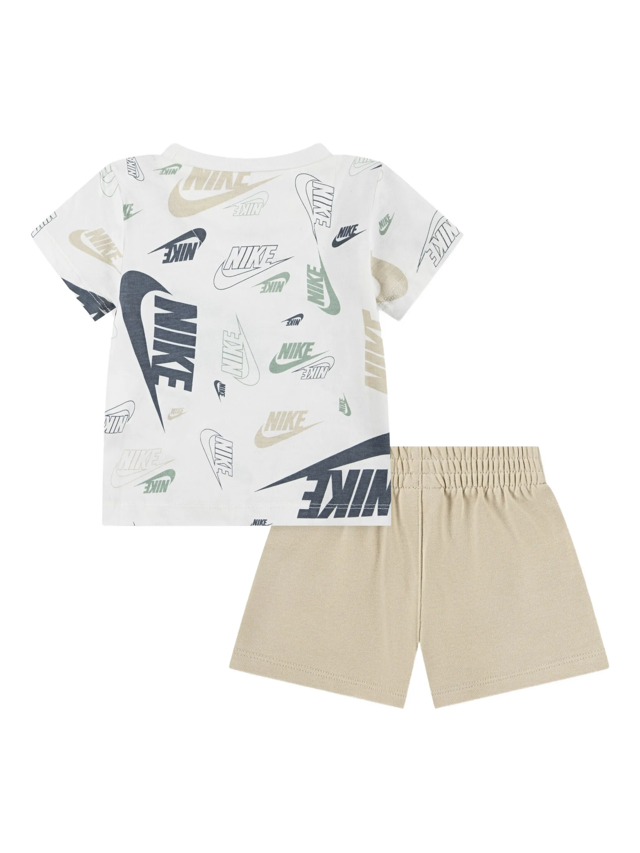 Комплект шортов с логотипом Nike Kids, белый — фото 4