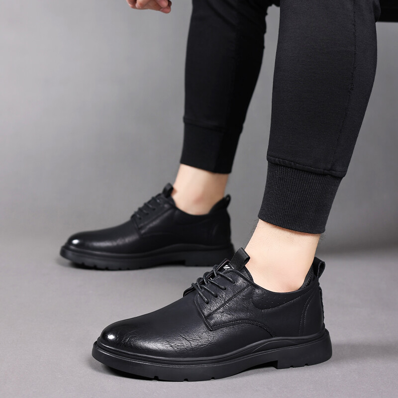 Мужские туфли EGCHI Men's Casual Shoes Men Mid-Top — фото 3