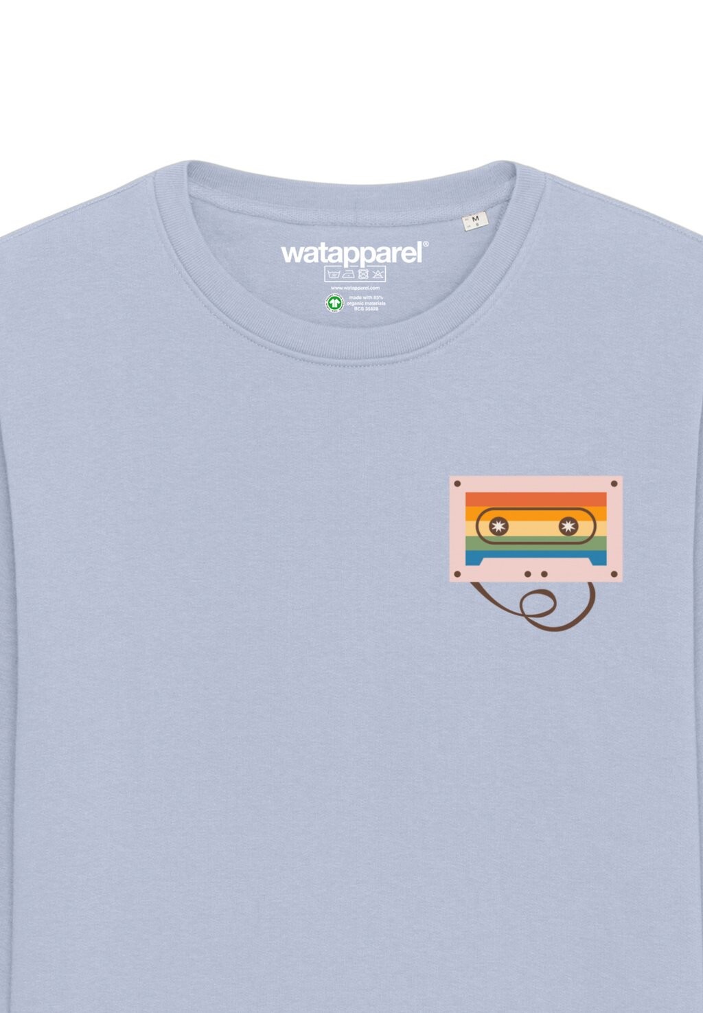 

Толстовка RAINBOW watapparel, светло-голубой