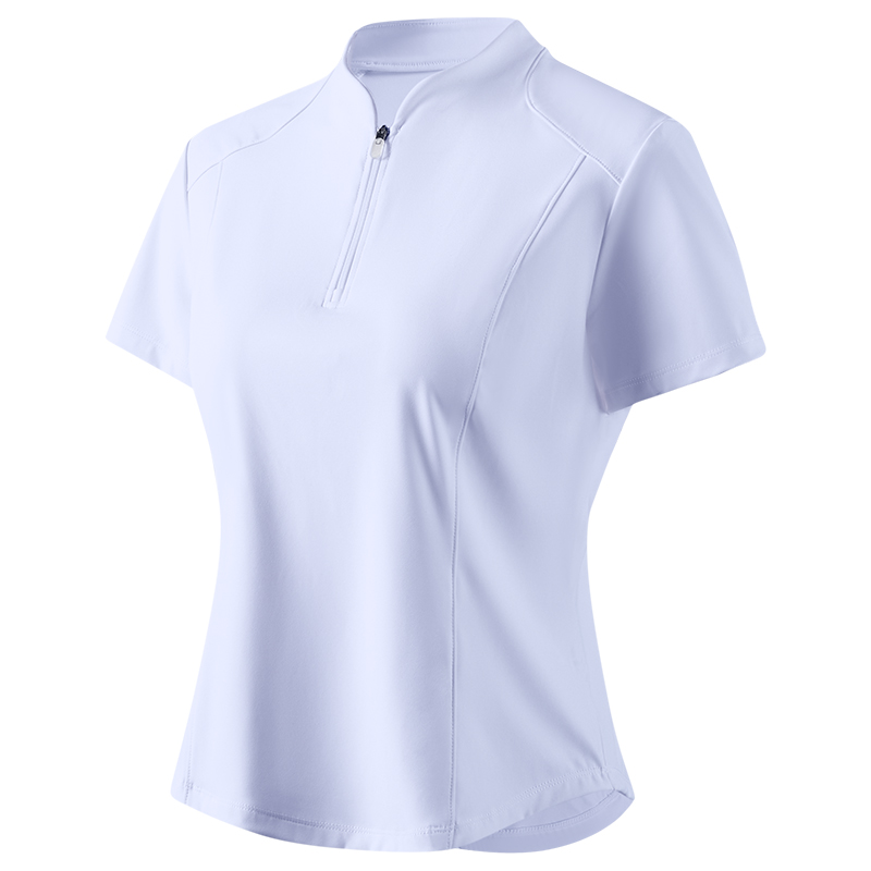 

Футболка для йоги женская с воротником стойкой 361°, фиолетовый