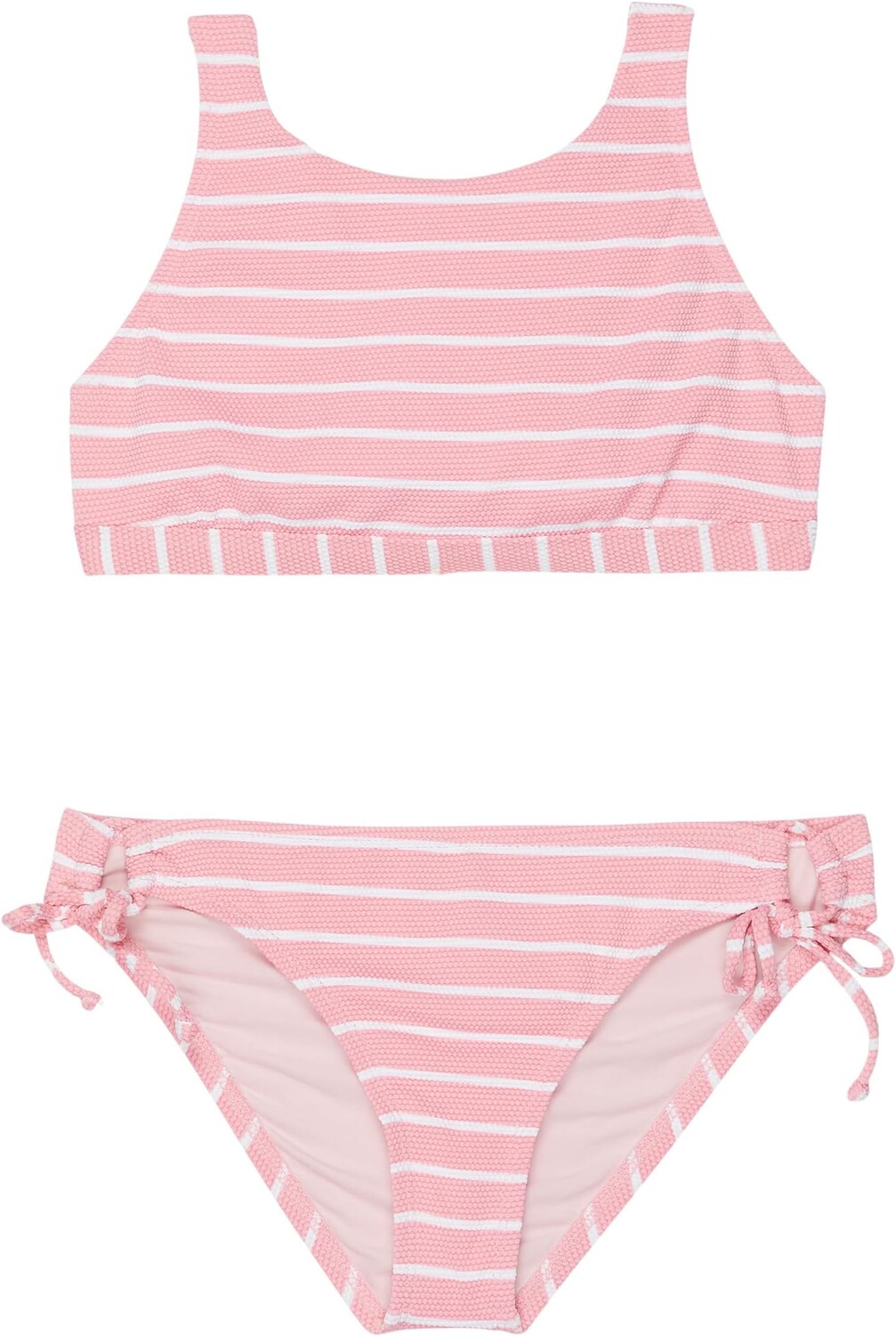 

Купальник Splendid Littles Amos Stripe High Neck Set, цвет Punch