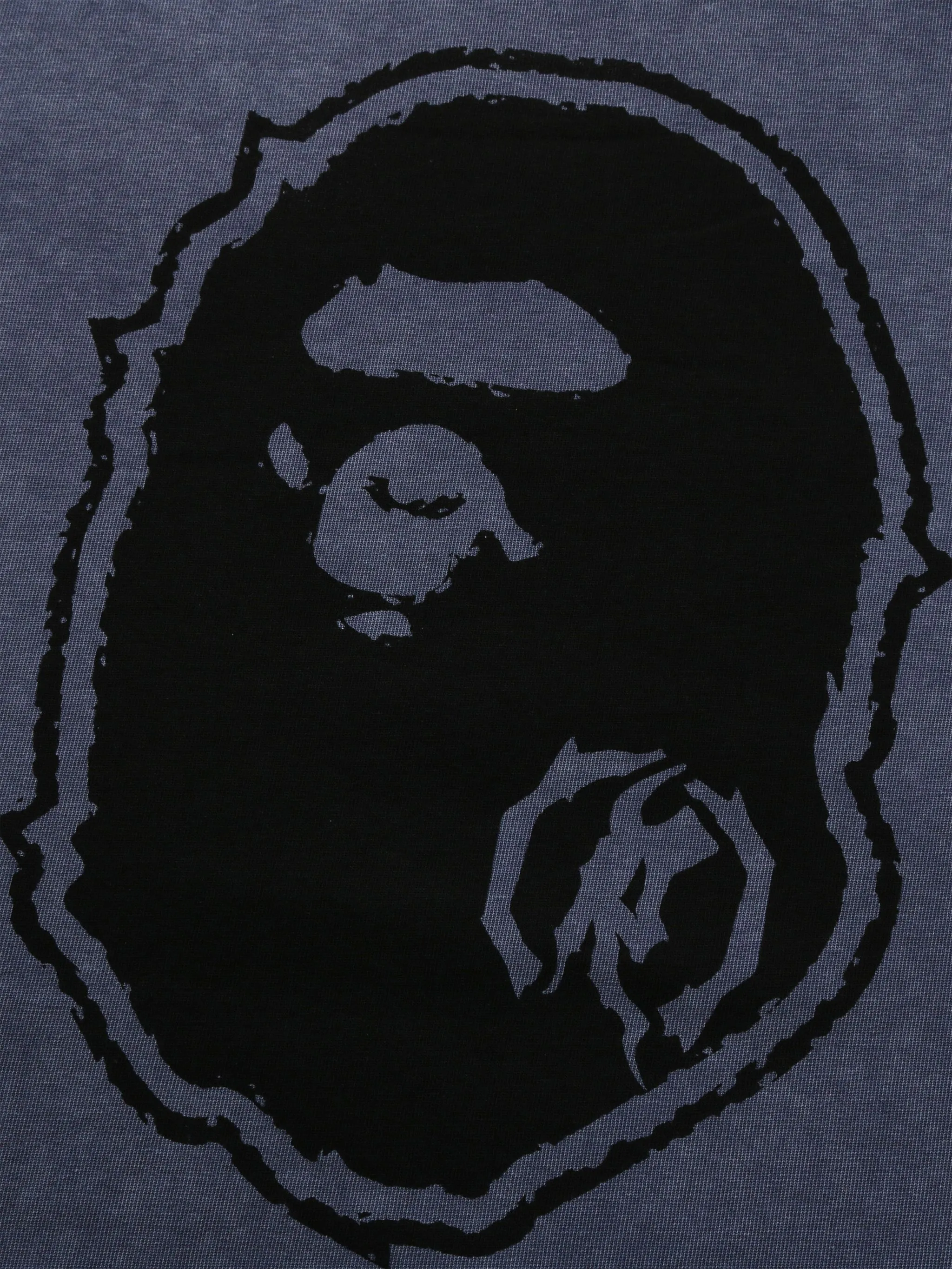 Футболка Head A Bathing Ape, серый — фото 3