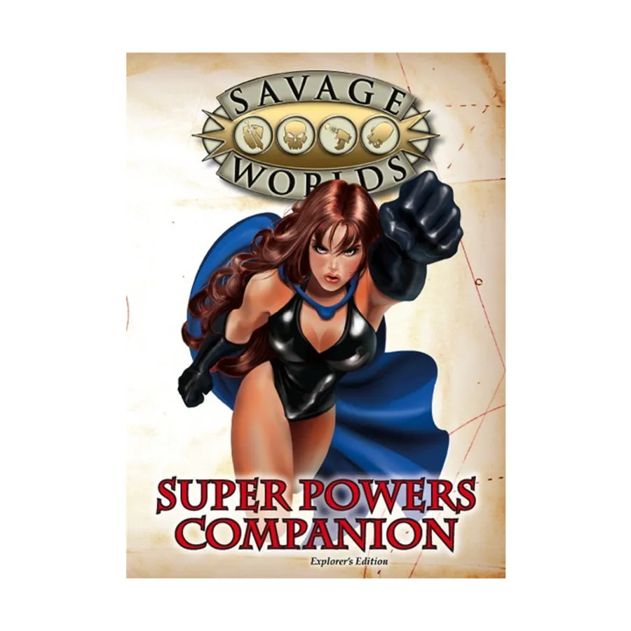 

Super Powers Companion (Explorer's Edition), Savage Worlds (Pinnacle/Great White Games), мягкая обложка