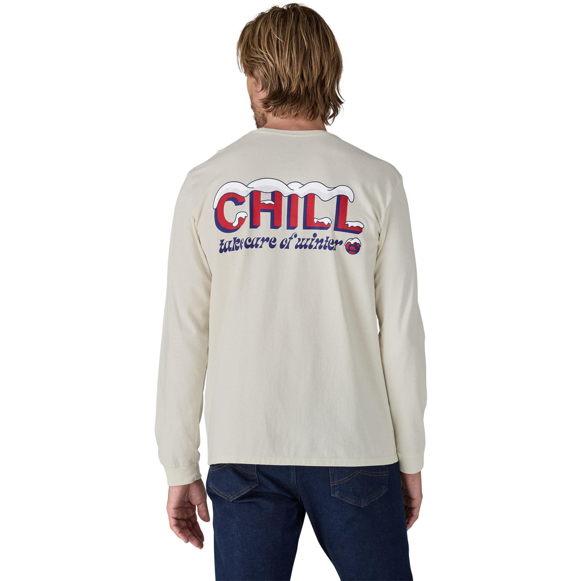 

Мужская футболка с длинным рукавом Chill Responsibili-Tee Patagonia, Birch White, Белый, Мужская футболка с длинным рукавом Chill Responsibili-Tee Patagonia, Birch White