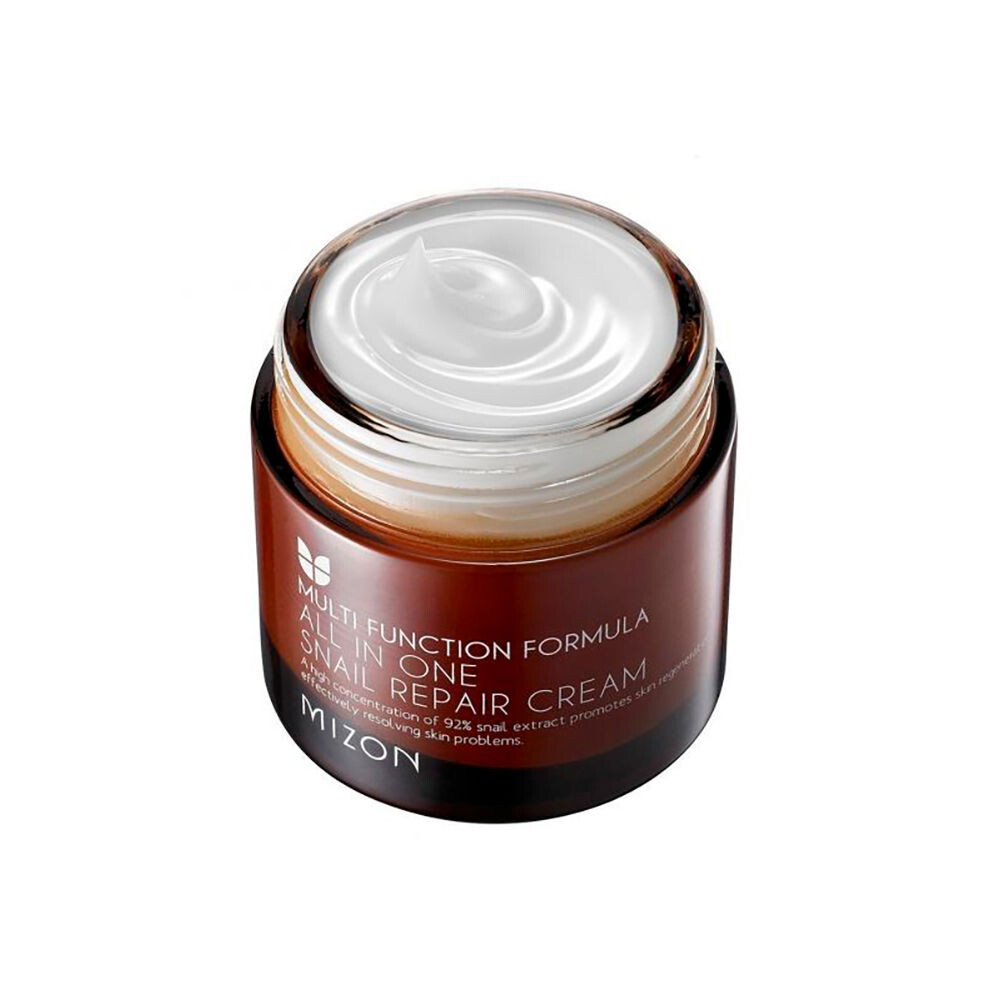 Крем для лица Mizon — Увлажняющий для ухода за лицом All in one snail repair cream, 75 мл — фото 2