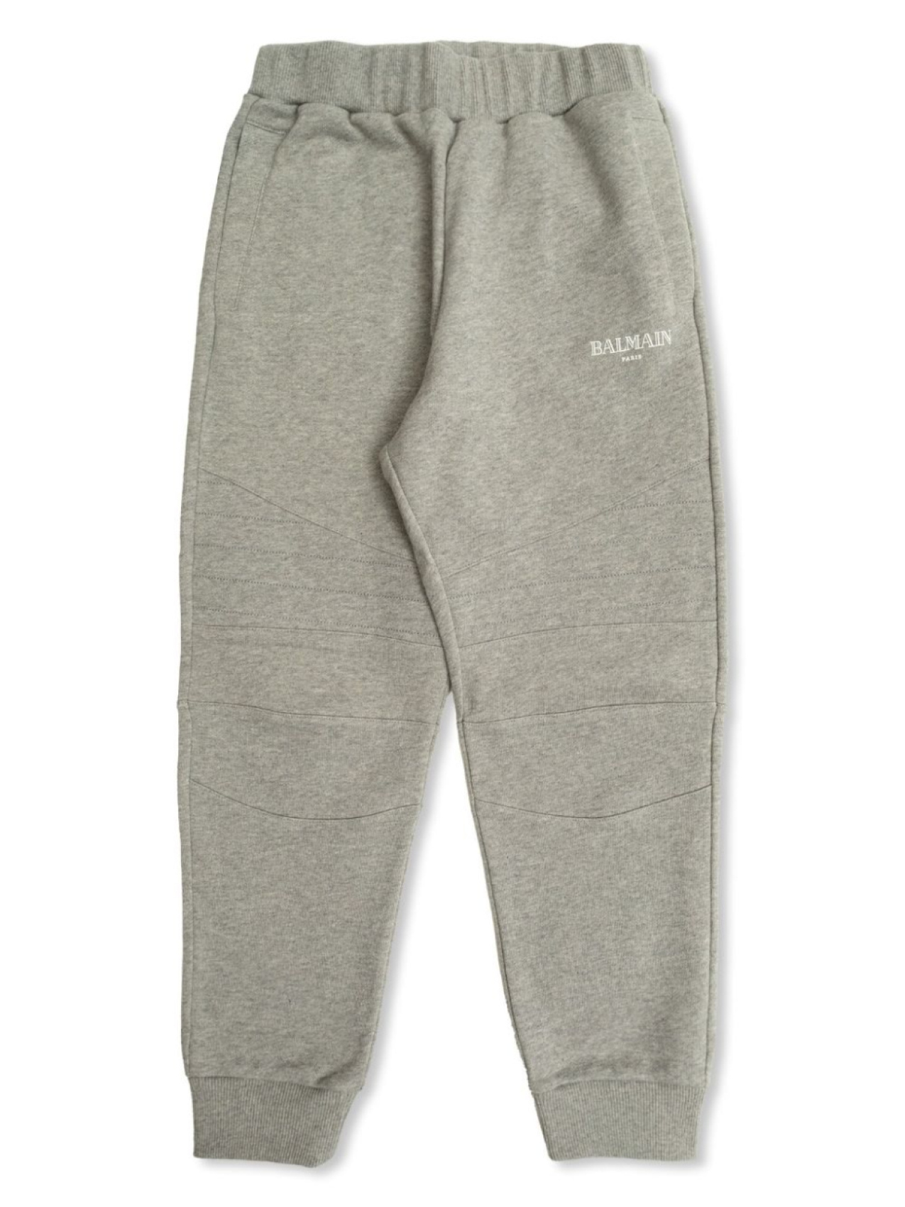 

Спортивные брюки с логотипом Balmain Kids, серый