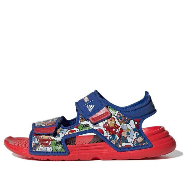 

Сандалии (GS) adidas Adventures Altaswim x Marvel 'Blue Red', синий