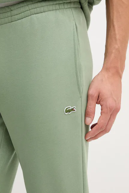 Спортивные штаны из мягкого хлопка Lacoste, зеленый — фото 4