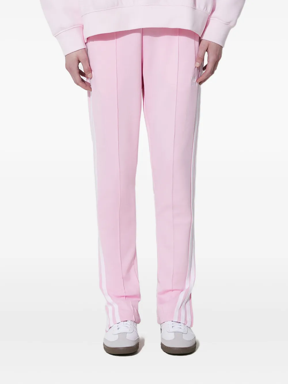 

Спортивные брюки Adicolor Classic SST с полосками adidas, розовый