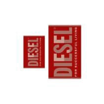 

Полотенцы для рук терри набор улыбка 2 предм Diesel, красный