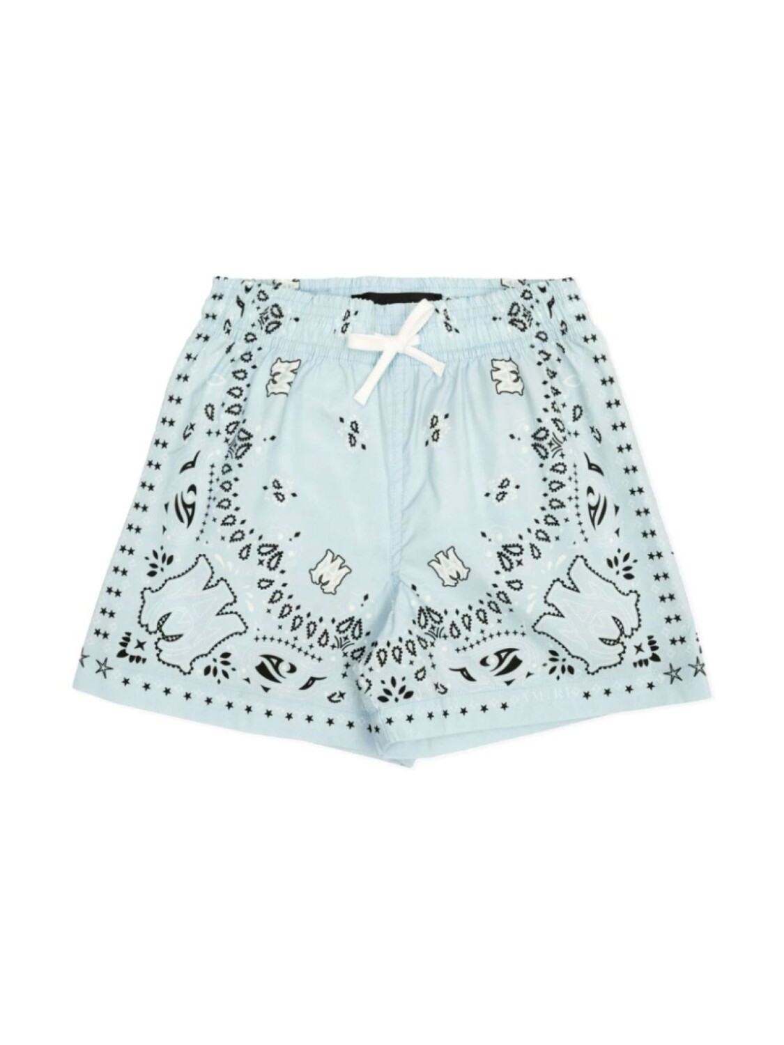 

AMIRI KIDS Шорты для плавания с принтом бандана, синий