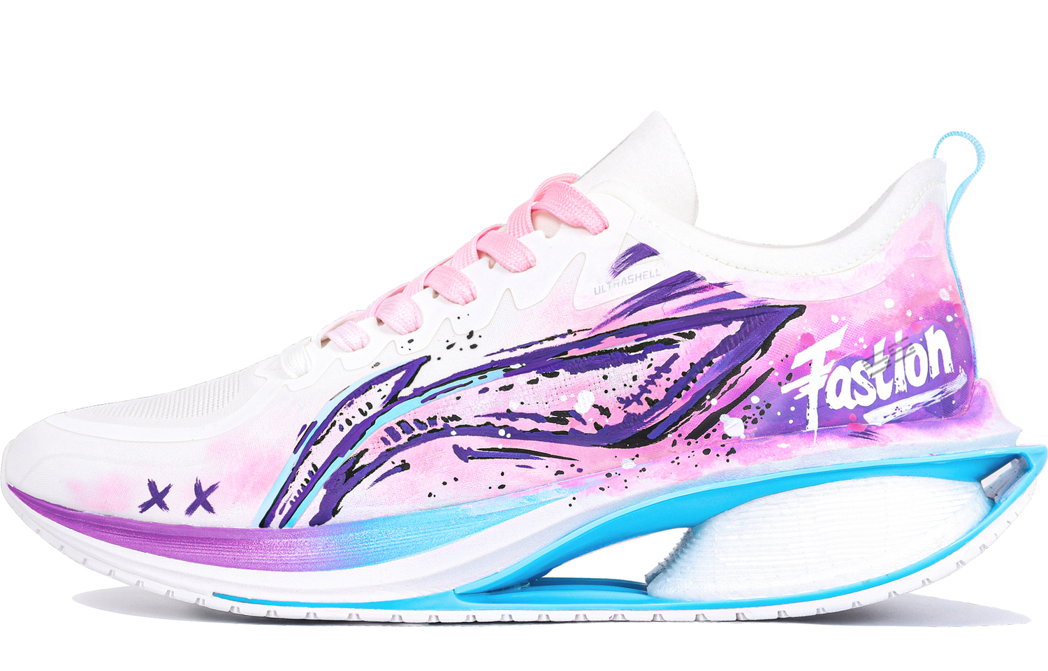 

LINING WuShi 5S 3.0 мужские повседневные кроссовки для бега с амортизацией, устойчивостью к истиранию и дышащие низкие синие фиолетовые