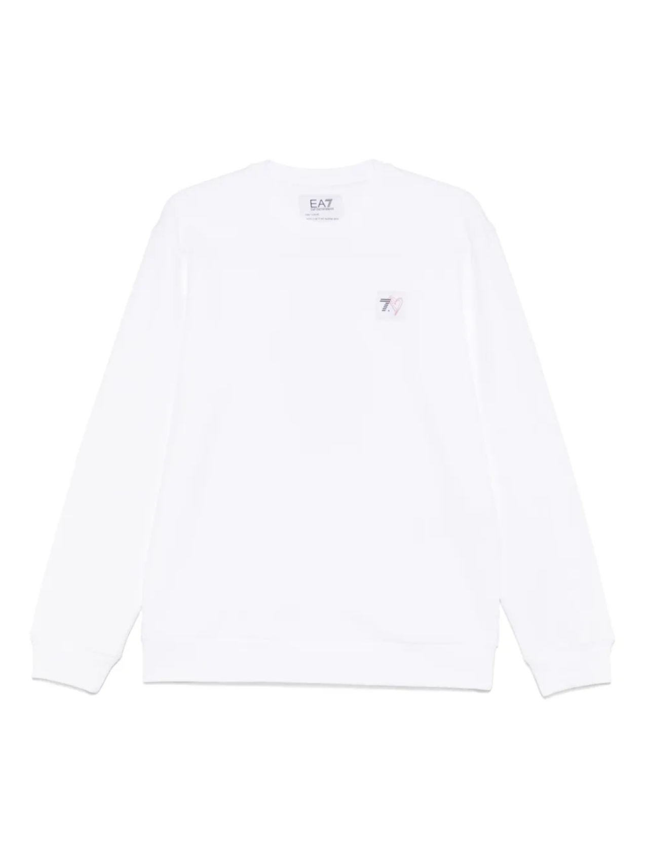 

Толстовка с графическим принтом Ea7 Emporio Armani, белый