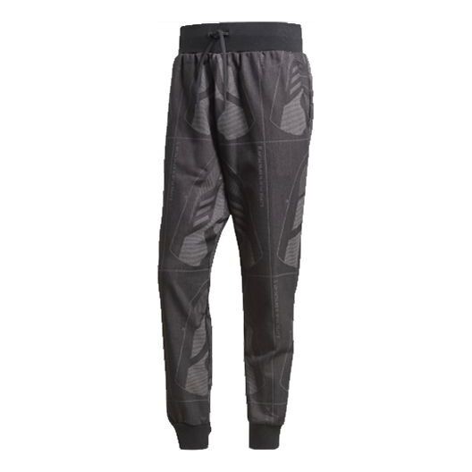 

Спортивные штаны adidas M Jqrd Ftw Pant Sports Stylish Loose Bundle Feet Sports Long Pants Black Gray, черный